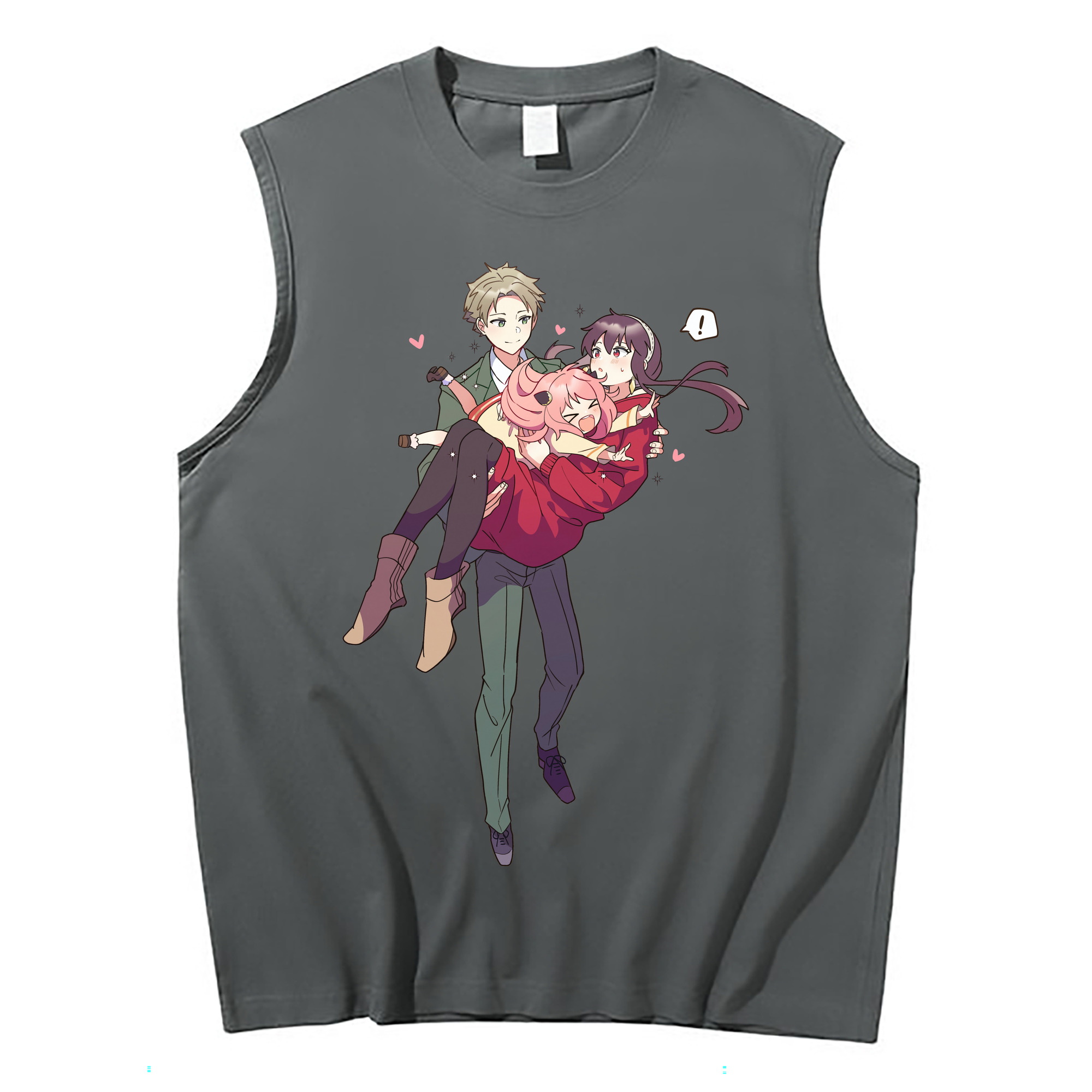 （画像用） SPY×FAMILY间谍家家酒 コットン100％タンクトップ（フロントプリント）